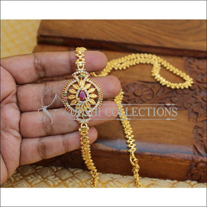 DESIGNER GOLD PLATED CZ MOPPU CHAIN UTV832 - Moppu chain