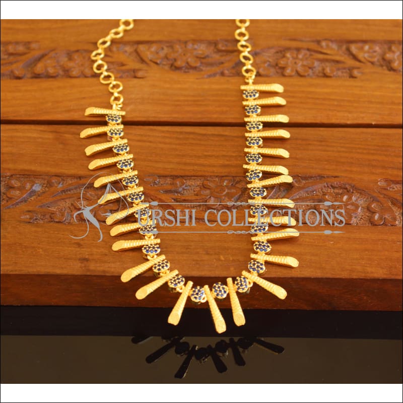 Designer Gold Plated CZ Necklace M2095 - Set