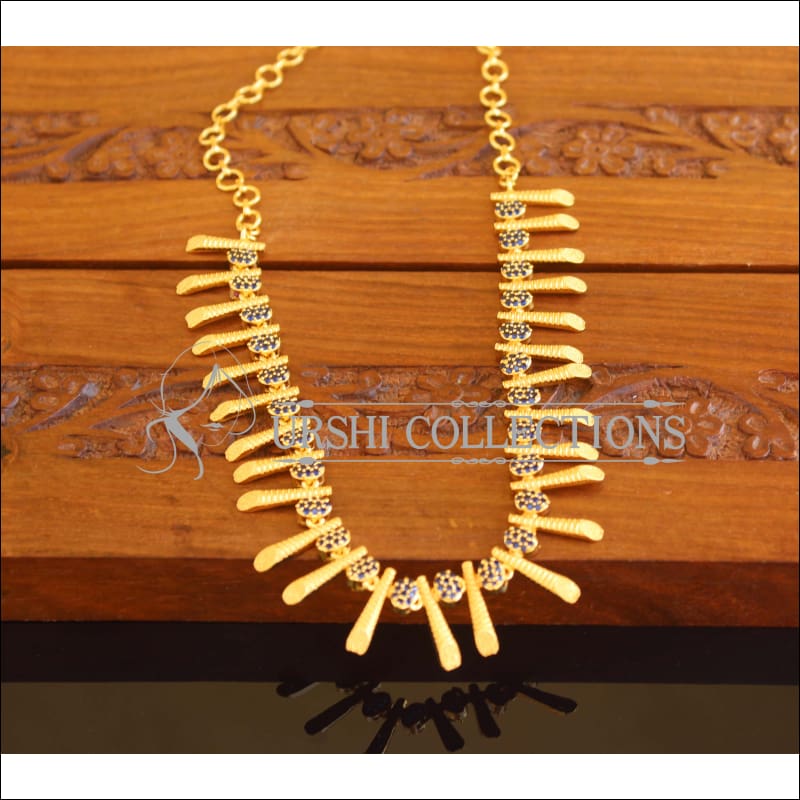 Designer Gold Plated CZ Necklace M2095 - Set