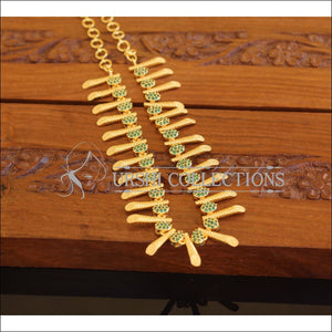 Designer Gold Plated CZ Necklace M2096 - Set