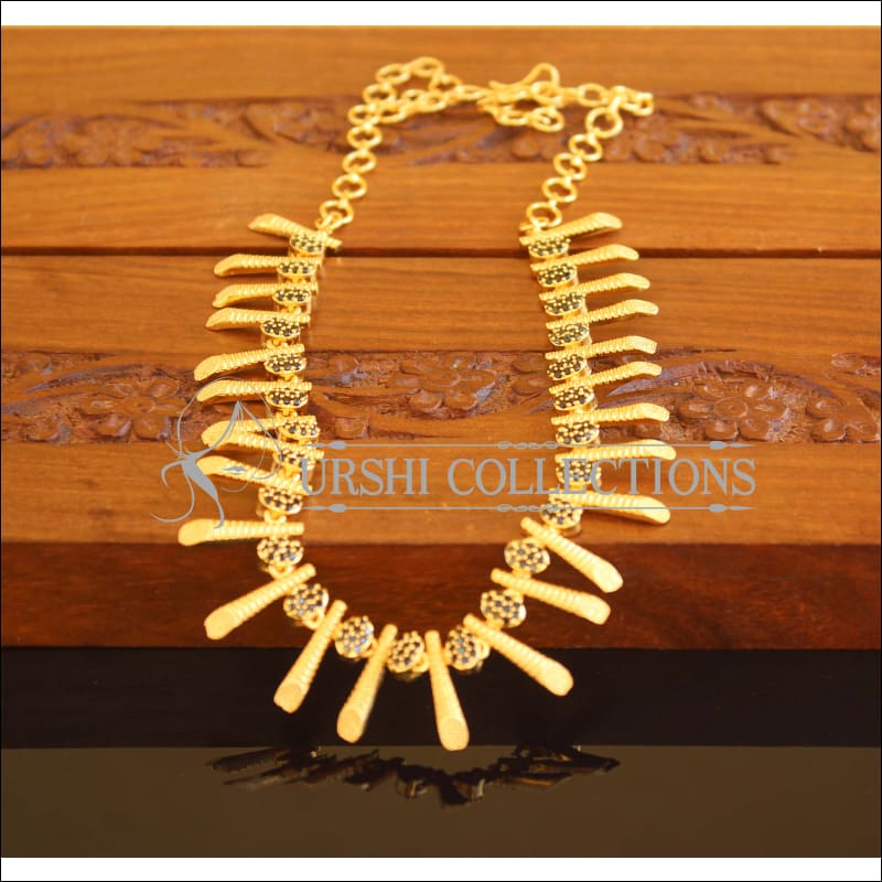 Designer Gold Plated CZ Necklace M2097 - Set