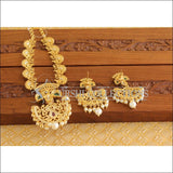 Designer Gold Plated CZ Necklace Set M1964 - Necklace Set