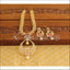 Designer Gold Plated CZ Necklace Set M1970