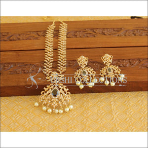 Designer Gold plated CZ Necklace Set M2389 - Necklace Set