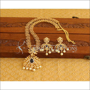 Designer Gold plated CZ Necklace Set M2390 - Necklace Set