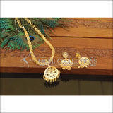 Designer Gold Plated CZ Necklace Set M2551 - Necklace Set