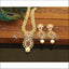 Designer Gold Plated CZ Necklace Set M2552