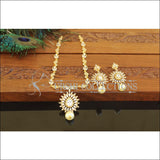 Designer Gold Plated CZ Necklace Set M2553 - Necklace Set