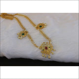 Designer Gold Plated CZ Necklace Set M2584 - Necklace Set