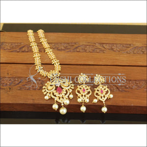 Designer Gold Plated CZ Necklace Set M2667 - Necklace Set