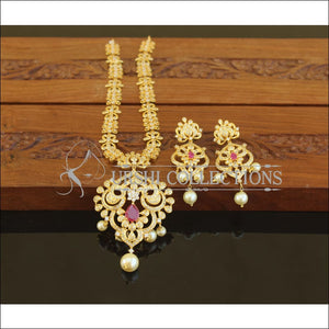 Designer Gold Plated CZ Necklace Set M2667 - Necklace Set