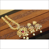 Designer Gold Plated CZ Necklace Set M2667 - Necklace Set