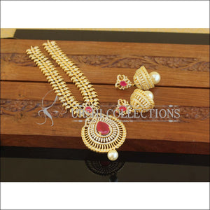 Designer Gold Plated CZ Necklace Set M2670 - Necklace Set