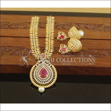 Designer Gold Plated CZ Necklace Set M2670 - Necklace Set