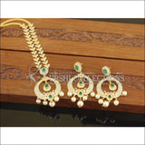 Designer Gold Plated CZ Necklace Set M2673 - Necklace Set