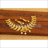 Designer Gold Plated CZ Parrot Necklace Set M1986 - Necklace Set