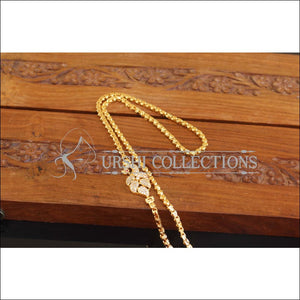 Designer Gold Plated CZ Peacock Moppu Chain M2763 - Moppu chain