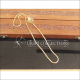 Designer Gold Plated CZ Peacock Moppu Chain M2770 - Moppu chain