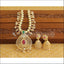 Designer Gold Plated CZ Pearl Necklace Set M1969