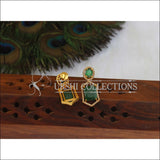 Designer Gold Plated CZ Stone Earrings M2974 - EARRINGS