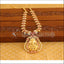 Designer Gold Plated CZ Temple Mango Necklace M1965