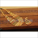 Designer Gold Plated Double Layer Stone Necklace Set M2491 - Necklace Set