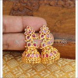 Designer Gold plated earrings M267 - Earrings
