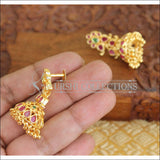 Designer Gold plated earrings M267 - Earrings