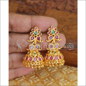 Designer Gold plated earrings M267 - MULTY - Earrings