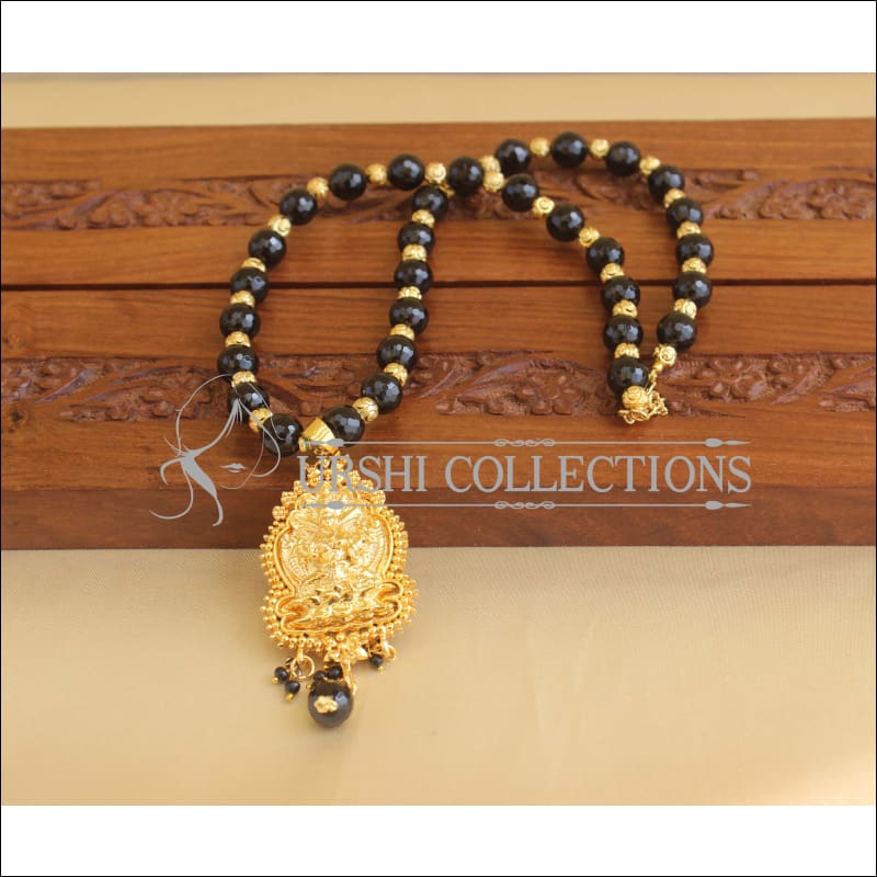 Designer Gold Plated Handmade Temple Necklace M1914 - Necklace Set