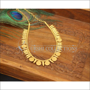 Designer Gold Plated Head Coin Necklace M2703 - Necklace Set