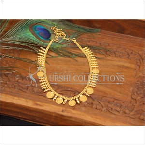 Designer Gold Plated Head Coin Necklace M2703 - Necklace Set