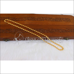 Designer Gold Plated Heart Shaped Chain M2962 - Necklace Set