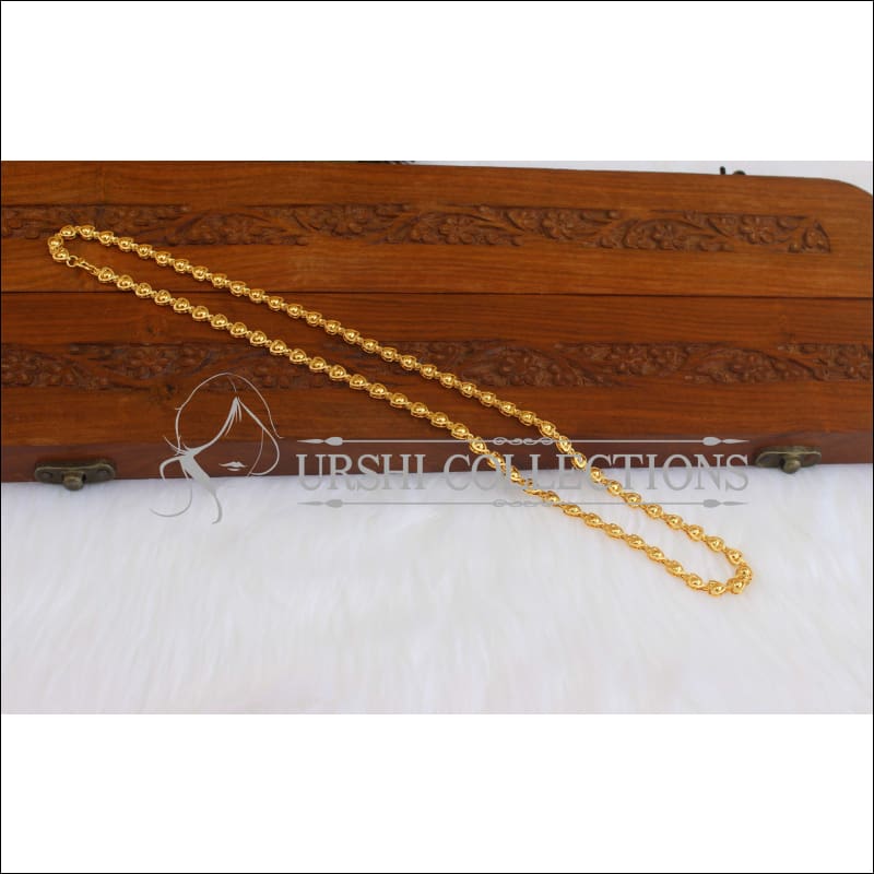 Designer Gold Plated Heart Shaped Chain M2962 - Necklace Set