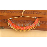 Designer Gold Plated Kempu Necklace M1900 - Necklace Set