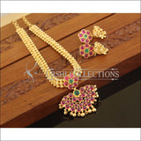 Designer Gold Plated Kempu Necklace Set M1170 - Necklace Set