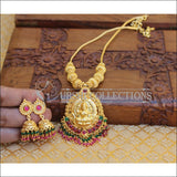 Designer Gold Plated Kempu Necklace Set M1172 - Necklace Set