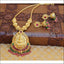 Designer Gold Plated Kempu Necklace Set M1173