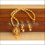 Designer Gold Plated Kempu Necklace Set M1909