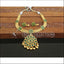 Designer Gold Plated Kempu Necklace Set M2508