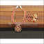 Designer Gold Plated Kempu Necklace Set M2641