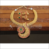 Designer Gold Plated Kempu Necklace Set M2646 - Necklace Set