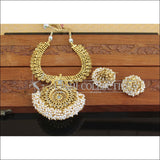 Designer Gold Plated Kempu Necklace Set M2651 - Necklace Set