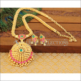 Designer Gold Plated Kempu Necklace Set M855 - Necklace Set