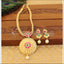 Designer Gold Plated Kempu Necklace Set M860