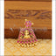 Designer gold plated Kempu Temple pendant M1146