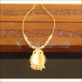 Designer Gold Plated Kerala Style Palakka Necklace M2117 - Set