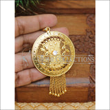 Designer Gold plated Kerala style pendant M211 - Pendant Set