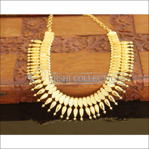 Designer Gold plated Kerala traditional necklace M828 - Necklace Set