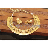 Designer Gold Plated Lakshmi Coin Necklace Set M2728 - Necklace Set